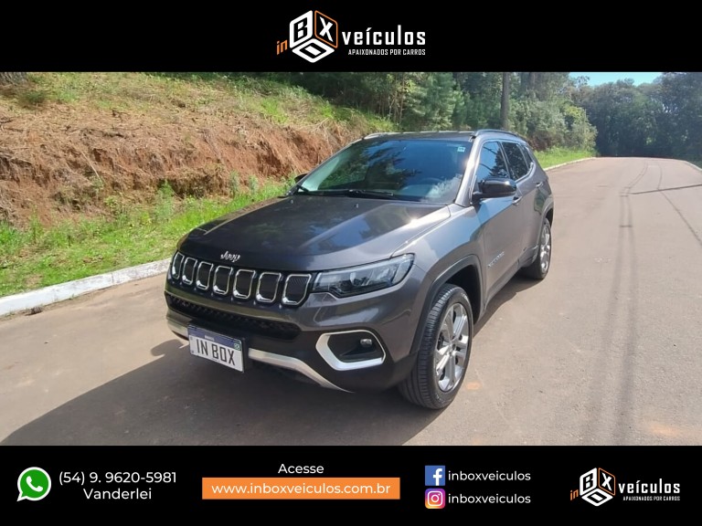 JEEP - COMPASS - 2022/2023 - Cinza - R$ 178.900,00