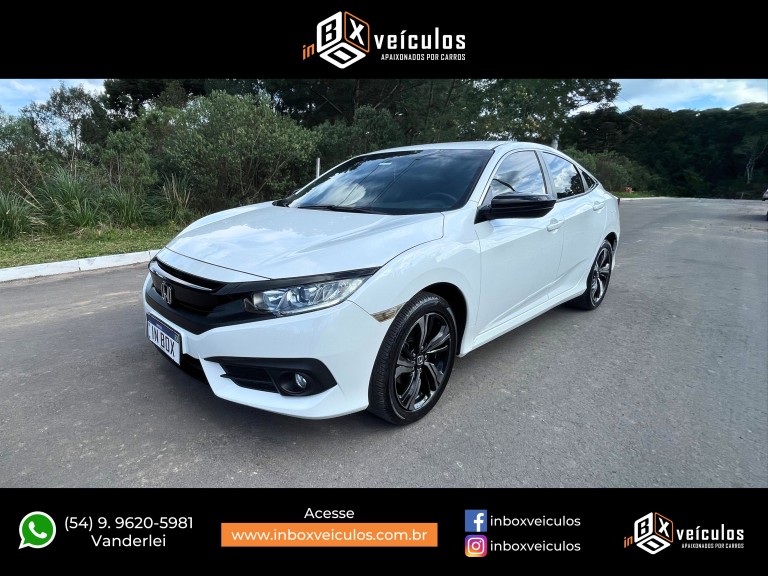 HONDA - CIVIC - 2018/2019 - Branca - R$ 107.900,00