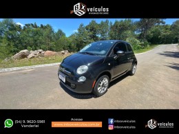 FIAT - 500 - 2013/2014 - Preta - R$ 51.900,00