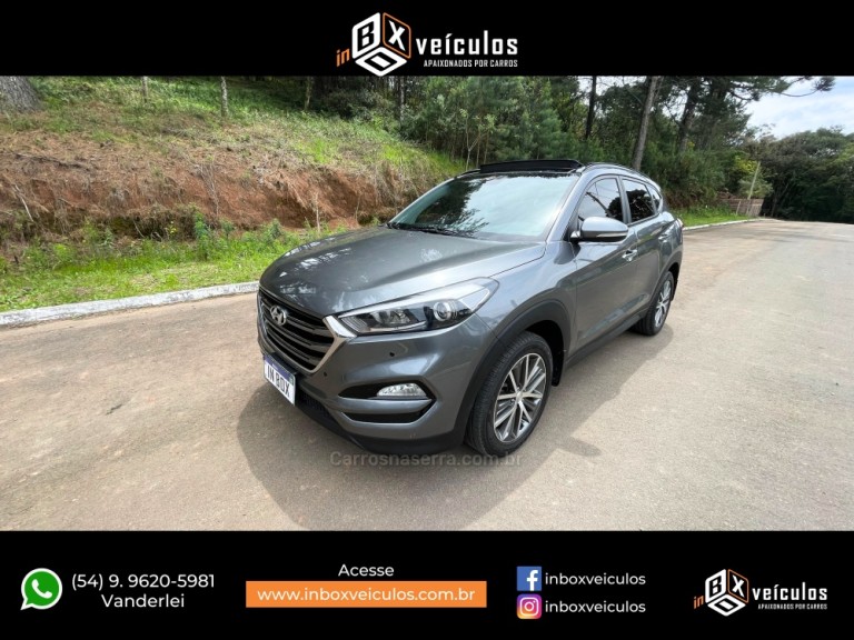 HYUNDAI - TUCSON - 2016/2017 - Cinza - R$ 95.900,00